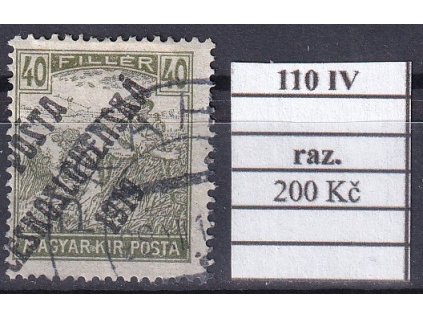 ČSR I 110 IV razítkované