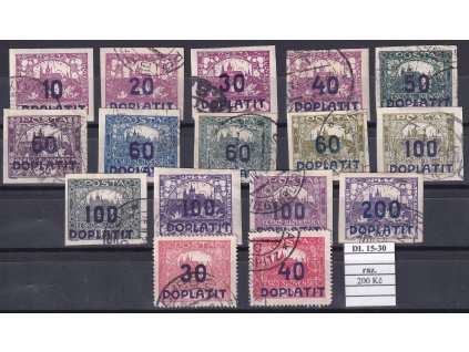 ČSR I DL 15-30 razítkované