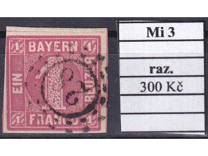 Bayern Mi 3 razítkované