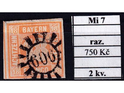 Bayern Mi 7 razítkované 2. kvalita