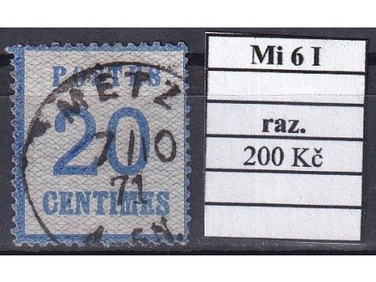 Elsass und Lothringen Mi 6 I razítkované