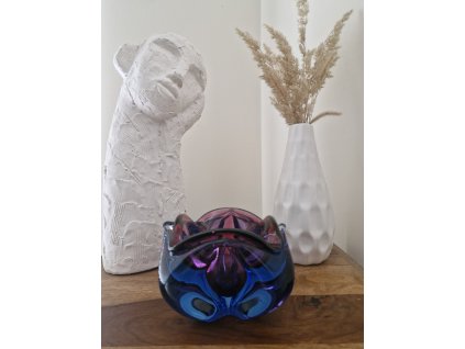 Luxusní mísa z hutního skla - Josef Hospodka