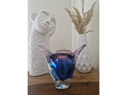 Luxusní váza z hutního skla - Josef Hospodka