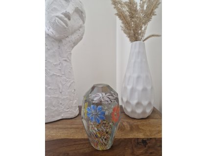 Nádherné staré těžítko s fazetovým brusem