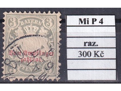 Bayern Mi P 4 razítkované