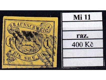 Braunschweig Mi 11 razítkované