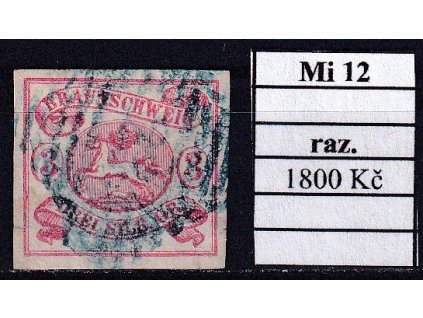 Braunschweig Mi 12 razítkované