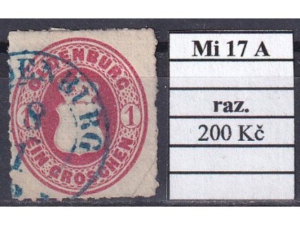 Oldenburg Mi 17 A razítkované