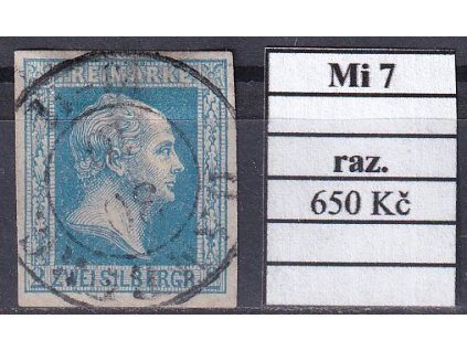 Preussen Mi 7 razítkované