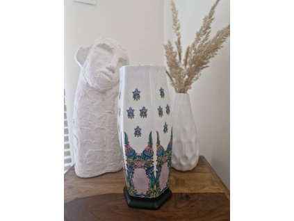 Krásná keramická váza - 1. pol. 20. století, Čechy