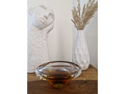 Luxusní popelník z hutního skla - Miloslav Klinger