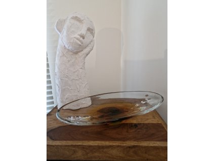 Luxusní mísa z hutního skla - Miloslav Klinger