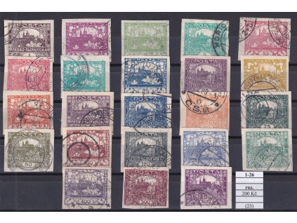 ČSR I 1-26 základní sada razítkované