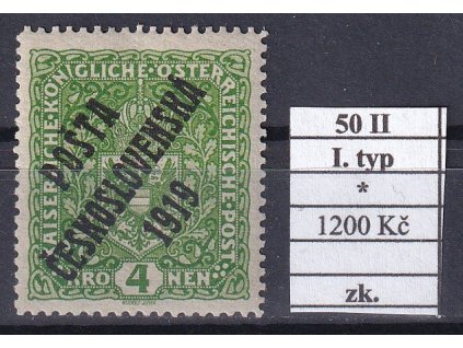ČSR I 50 II I. typ po nálepce zkoušené