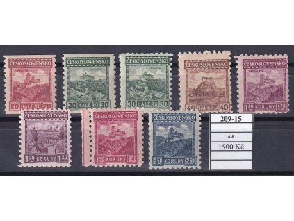ČSR I 209-15 svěží