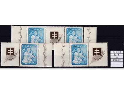 Slovenský štát Sy 119 K + S svěží