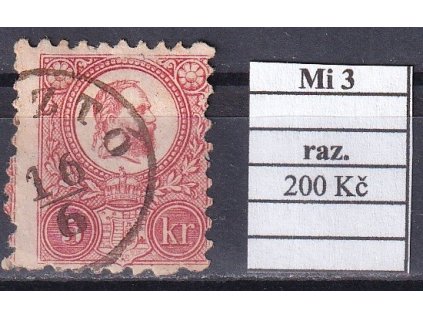 Maďarsko Mi 3 razítkované