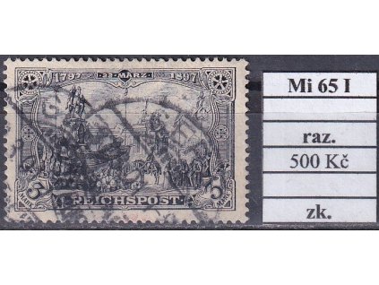 Deutsches Reich Mi 65 I razítkované zkoušené