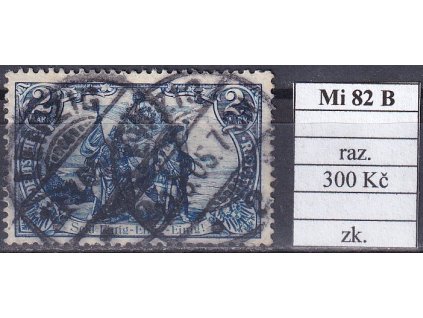 Deutsches Reich Mi 82 B razítkované zkoušené