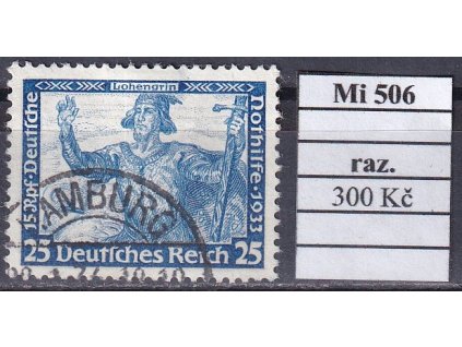 Deutsches Reich Mi 506 razítkované