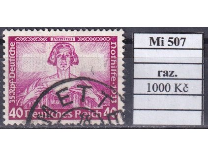 Deutsches Reich Mi 507 razítkované