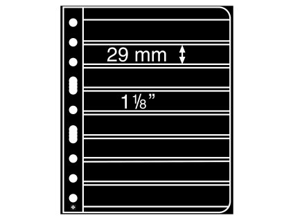 vario plastic sheets with 8 dividers black pack of 5