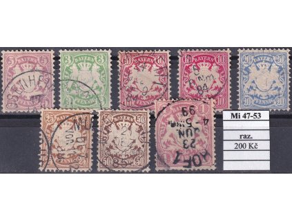 Bayern Mi 47-53 razítkované