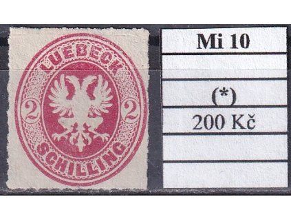 Lubeck Mi 10 bez lepu