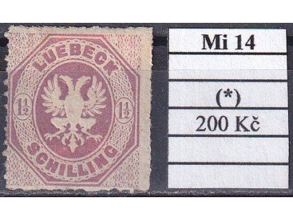 Lubeck Mi 14 bez lepu