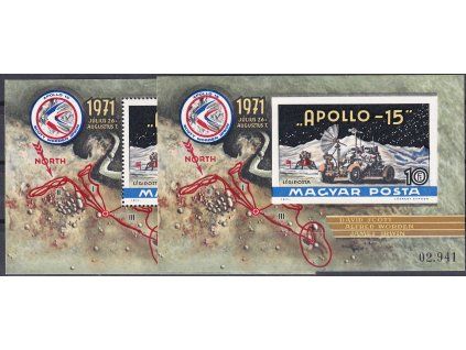 Maďarsko Mi Bl 87 A + B svěží