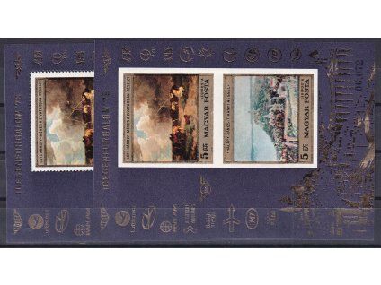 Maďarsko Mi Bl 117 A + B svěží