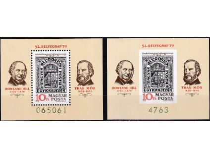 Maďarsko Mi Bl 138 A + B svěží