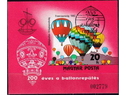 Maďarsko Mi Bl 162 B razítkované