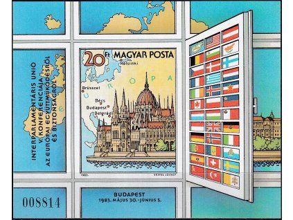 Maďarsko Mi Bl 161 B svěží