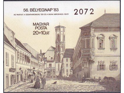 Maďarsko Mi Bl 166 B svěží