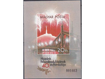 Maďarsko Mi Bl 177 B svěží