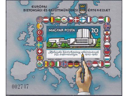 Maďarsko Mi Bl 179 B svěží