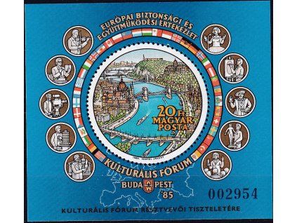 Maďarsko Mi Bl 180 A I svěží