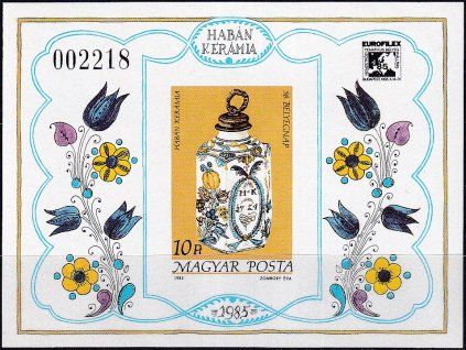 Maďarsko Mi Bl 181 B svěží