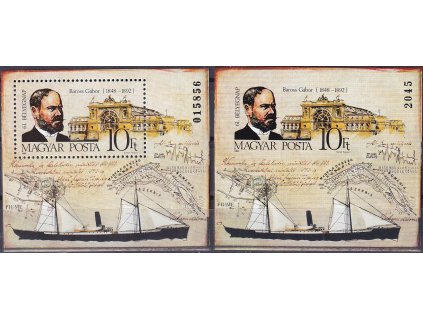 Maďarsko Mi Bl 200 A + B svěží