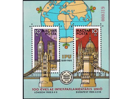 Maďarsko Mi Bl 202 A I svěží