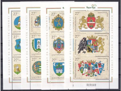 Maďarsko Mi Bl 238-41 svěží