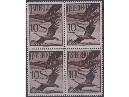 Rakousko Mi 487 čtyřblok svěží