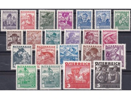 Rakousko Mi 567-87 svěží