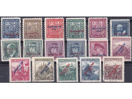 Slovenský štát Sy 2-18 razítkované zkoušené