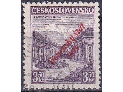 Slovenský štát Sy 19 a razítkované zkoušené