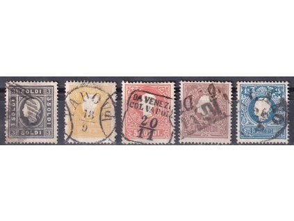 Lombardsko Mi 6-11 I razítkované