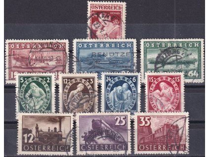 Rakousko Mi 638-48 razítkované