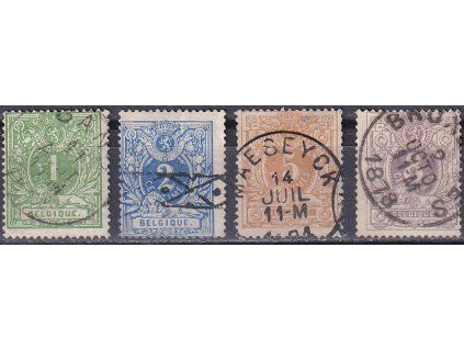 Belgie Mi 23-6 A razítkované