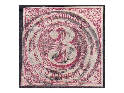 Thurn und Taxis Mi 32 plný strih razítkované